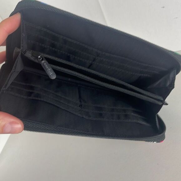 LeSportSac Striped Taylor Zip Around Wallet - Picture 4 of 8